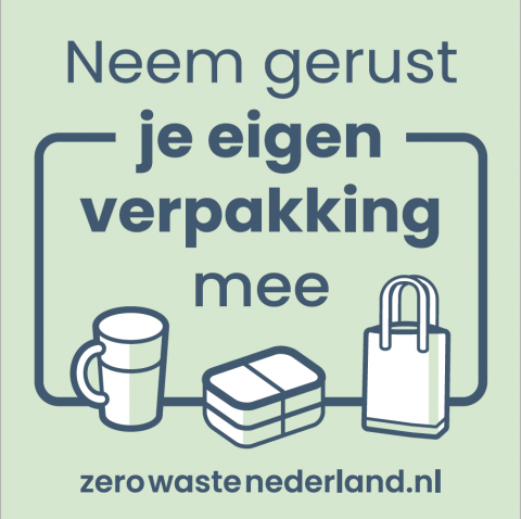 Zere waste sticker via Jouw Dagelijkse Kost